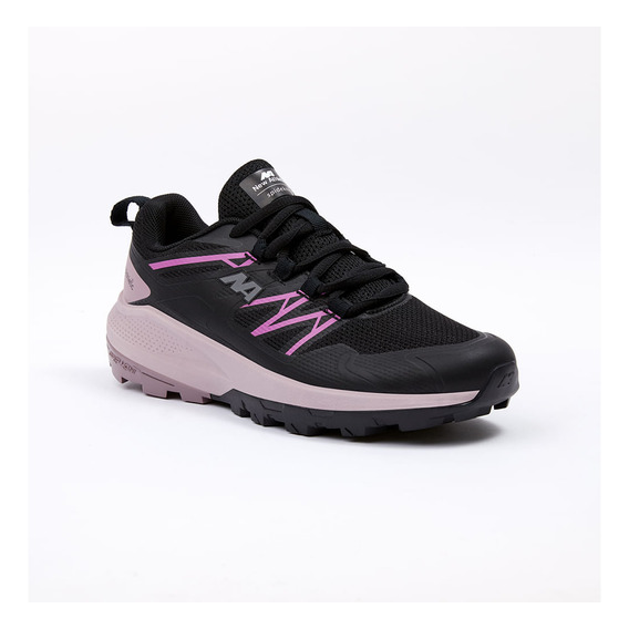 Zapatillas New Athletic Outdoor Grip Mont16 Negro Con Rosado