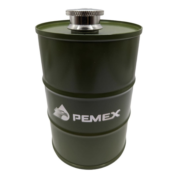 Licorera Termo Barril De Petróleo De Pemex Acero Inox 750ml