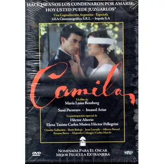 Camila - Dvd Nuevo Original Cerrado - Mcbmi