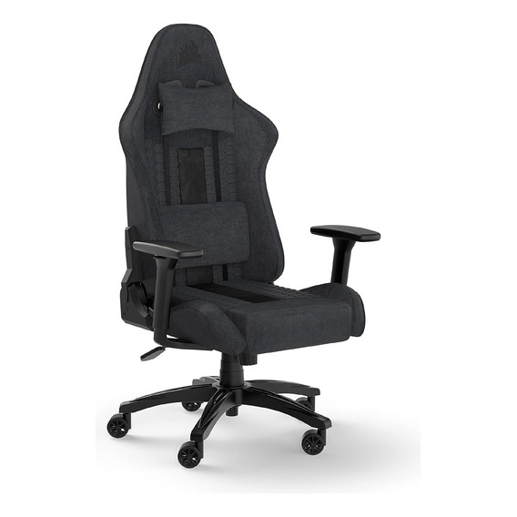 Silla Gamer Corsair Tc100 Relaxed Fabric Tela Comoda Gris