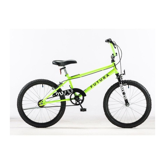 Bicicleta Rodado 20 Futura Bmx Amarillo Fluo