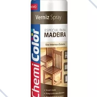 Tinta Verniz Spray Madeira Cor Imbuia 400ml 