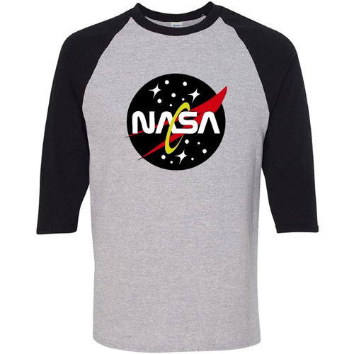 Camiseta Algodon Raglan 34 Personalizada Alien Ovni Nasa 