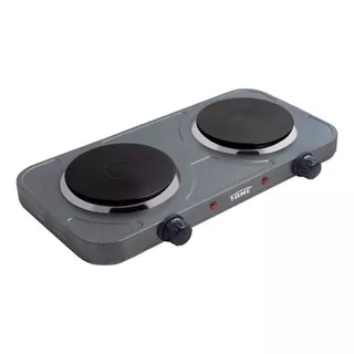 Fogão Elétrico Com 2 Pratos Cooktop Mesa 127v 2000w Fame Cor Cinza