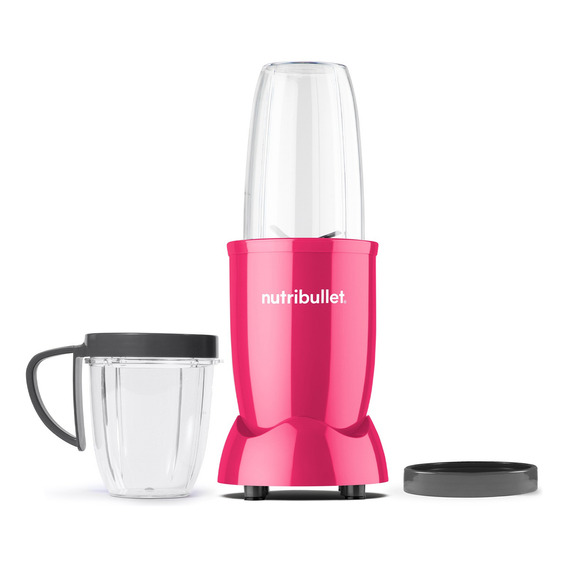 Nutribullet 600w Procesador De Alimentos Glossy Rubi 6 Pcs Color Rosa