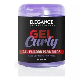 Gel Curly Para Rizos Elegance 500gr
