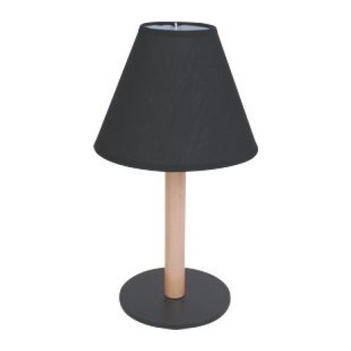 Lampara Portátil Veladora Mesa De Luz Moderna Nórdica T&h Color de la estructura Negro