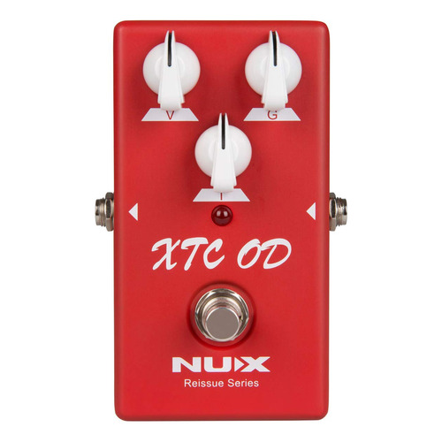 Nux Xtc Od Pedal De Efectos De Guitarra Efecto Overdrive Ri. Color Rojo