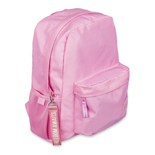 Mochila Urbana Talbot Wanderlust Color Liso Color Rosa