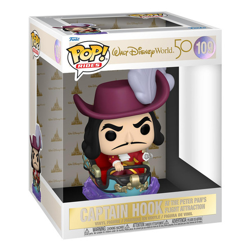 Funko Pop Disney Captain Hook At Peter Pan Flight Attraction 109