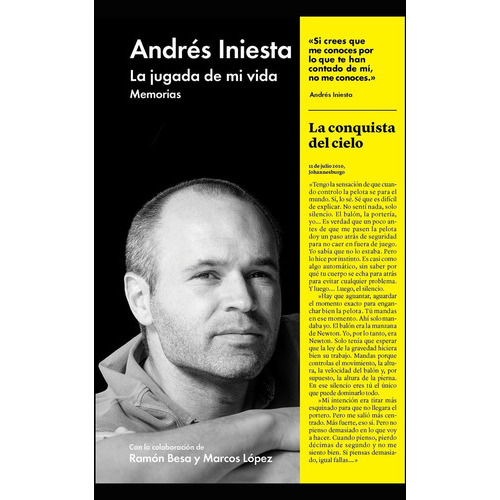 La jugada de mi vida: Memórias, de Iniesta, Andrés. Editorial Malpaso, tapa dura en español, 2017