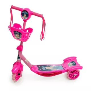 Patinete Bh Store  Com Cesta  Rosa  Para Crianças