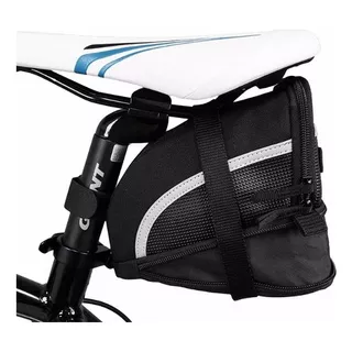 Bolsa De Selim Para Bike C/refletor E Zíper Expansivel Top !