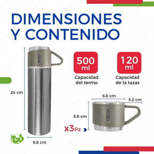 Termo Para Cafe Bebidas Calientes Sellado Al Vacio 32 Horas Caliente