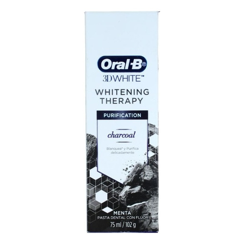 Oral B 3d White Carbón Activado Pasta Dental Blanqueadora