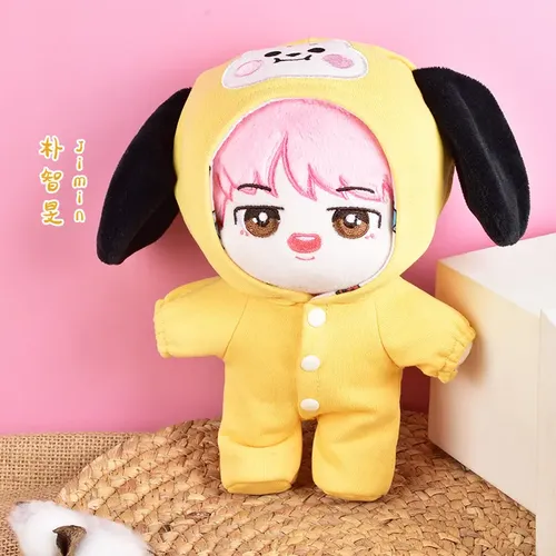 Plush Doll Wonderful Bear Bts Jimin Pink Hair 22cm | MercadoLivre