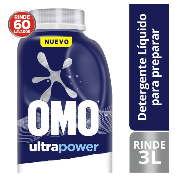 Omo Detergente Líquido para diluir 500ml rinde 3L