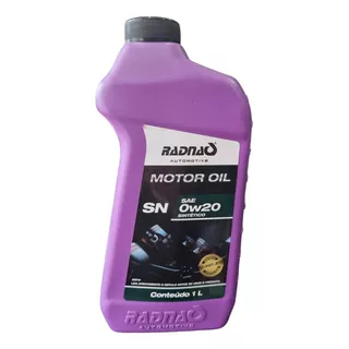 Oleo De Motor 0w20 Radnaq 1 Litro 