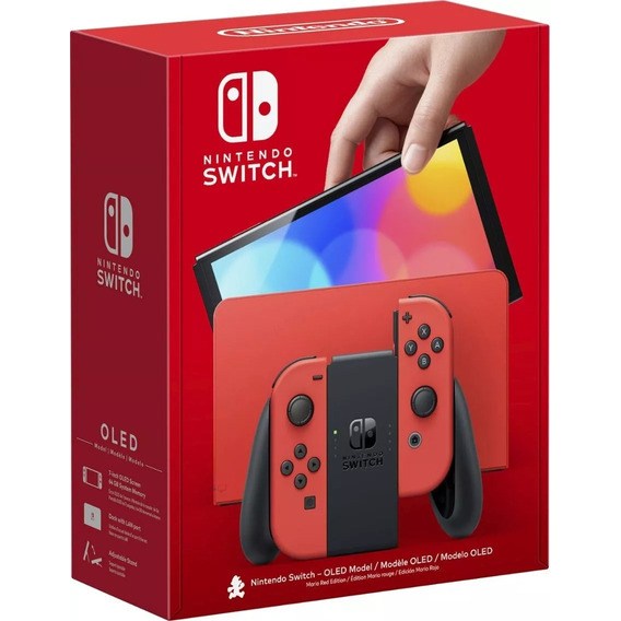 Nintendo Switch Oled 64gb Mario Red Edition Color Rojo Nueva