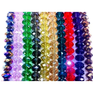 10 Tiras Con 700 Cristales 10 Mm Pulseras Rosarios Bisuteria