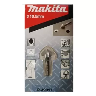 Fresa Avellanadora Taladro Metal Madera 16.5 Makita 39017 Po