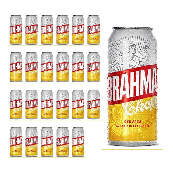 Cerveza Brahma 473 X 24 Unidades