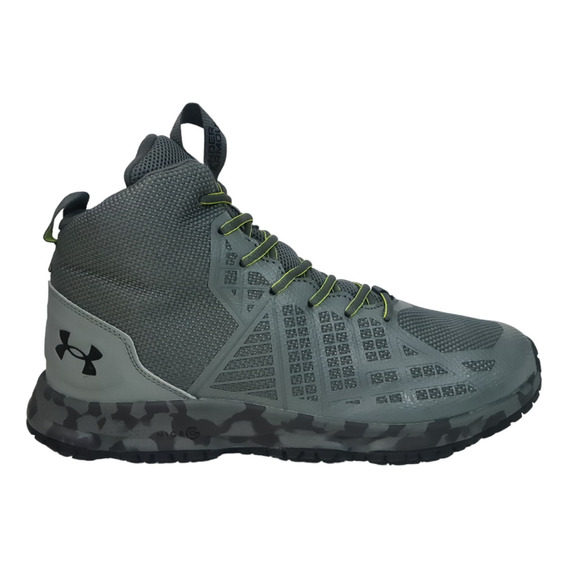 Botas Under Armour Micro Strikefast Mid Gray/green Camuflaje