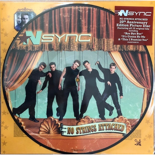 N Sync No Strings Attached Lp Acetato Vinyl / Picture
