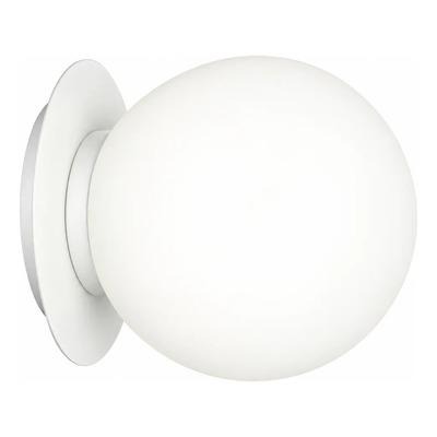 Aplique Disco Vintage Blanco Opal Apto Led E28 Blanco