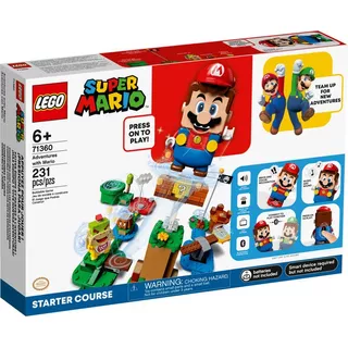 Brinquedo De Montar Lego Aventuras Com Mario Início Quantidade De Peças 231