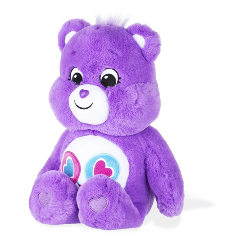 Care Bears Share Bear Stuffed Animal, 14 Inches , Purple