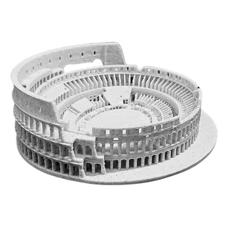 Coliseo Romano - Modelo De Colección - Réplica Color Mármol