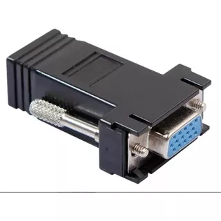 Adaptador Conector Convertidor Vga Macho A Rj45 Macho Señal