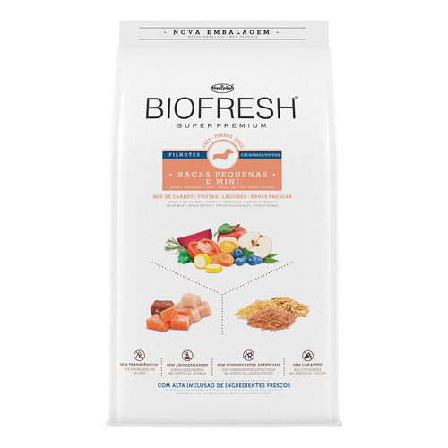 Alimento Biofresh Super Premium para perro cachorro de raza mini y pequeña sabor mix en bolsa de 10kg