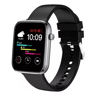 Smartwatch Z15 Pantalla Tactil 1.69 Ip67 Bluetooth 5.0 Color De La Caja Negro Diseño De La Malla Gel De Sílice