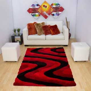 Alfombra Tapete Rojo De Sala 120 X 170cms Mitapete