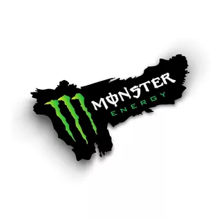 Monster Energy Grunge Sticker Adhesivo Auto Pegatina 20cm