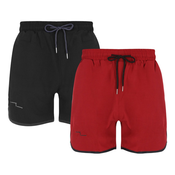 Pack De 2 Shorts Deportivos Para Hombre Entrenar Ejercicio