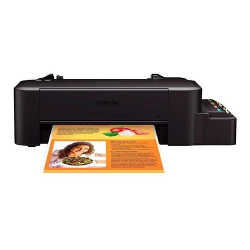 Impresora a color  simple función Epson EcoTank L120 negra 100V/240V