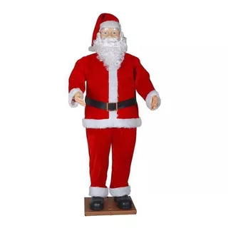 Santa, Papá Noel Gigante, 1,80 Mts Con Musica Y Movimiento