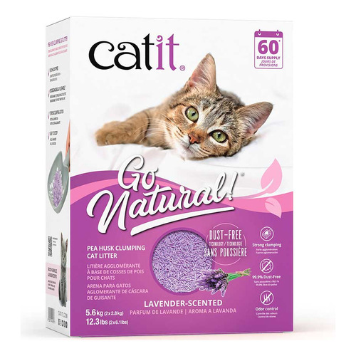 Catit go natural arena con aroma a lavanda 5,6 kg