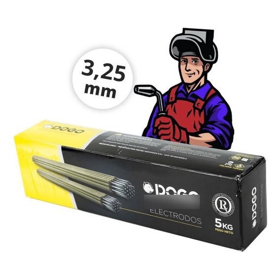 Electrodo Dogo 6013 Punta Azul 3,25mm X 5 Kilos