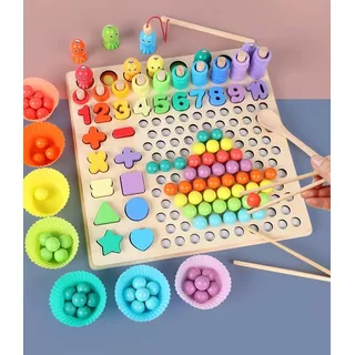 Juego De Clasificacion De Colores Educativo Montessori