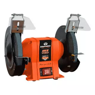 Amoladora De Banco 375w 8 PuLG 200 Mm 0,5 Hp 2890 Rpm Daewoo Color Naranja Frecuencia 50 Hz