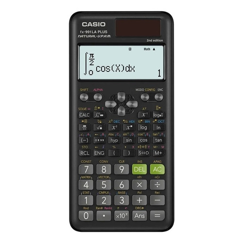 Calculadora Cientifica Casio Fx-991LA Plus Español Color Negro