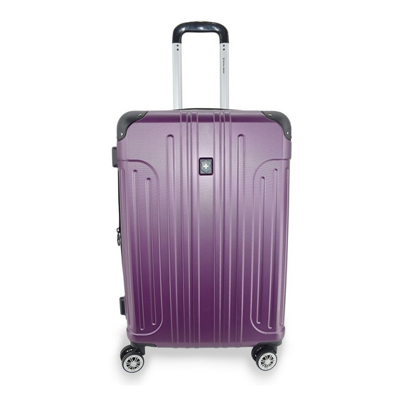 Maleta Royal Swiss® Zermat Rígida Expandible Mediana 24 Inch Color Violeta