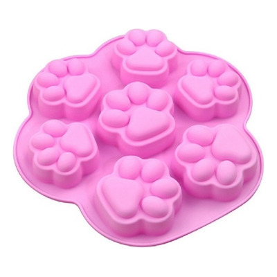 Molde Silicona 7 Patitas Huellas Perro Huellitas Patas Dog Color Sin Eleccion De Color