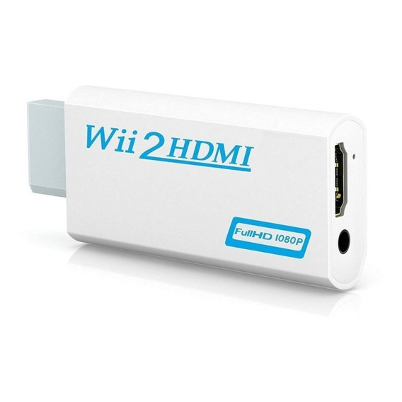 Convertidor Para Nintendo Wii A Hdmi 1080p Video Audio 3.5mm