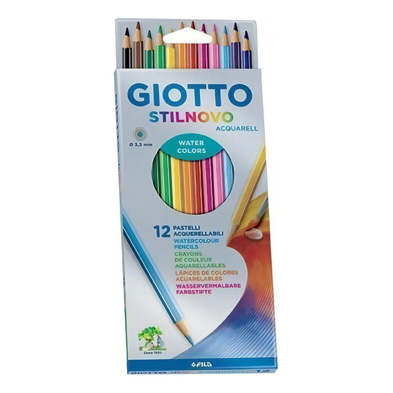 Lapices De Colores Giotto Stilnovo Acuarelables X12 Uni