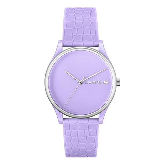 Reloj de mujer Lacoste de caucho lila 2001284